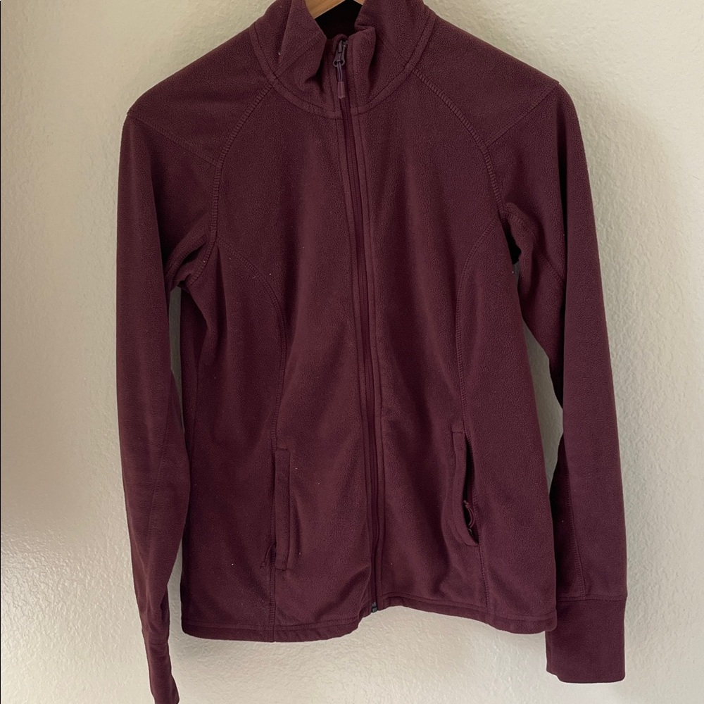 Mountain Hardwear Maroon Utility Fleece Jacket SP